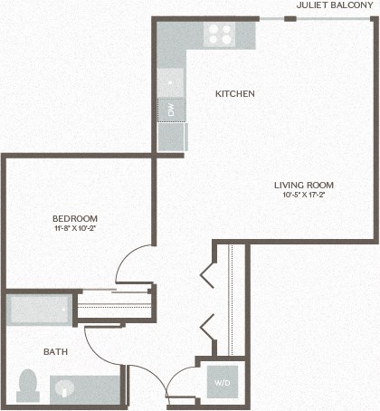 Maris Apartments West Seattle WA Open One Bed 11